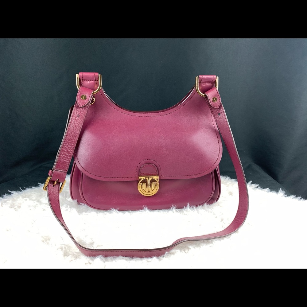 Authentic Tory Burch James Saddle Crossbody - Picture 3 of 8